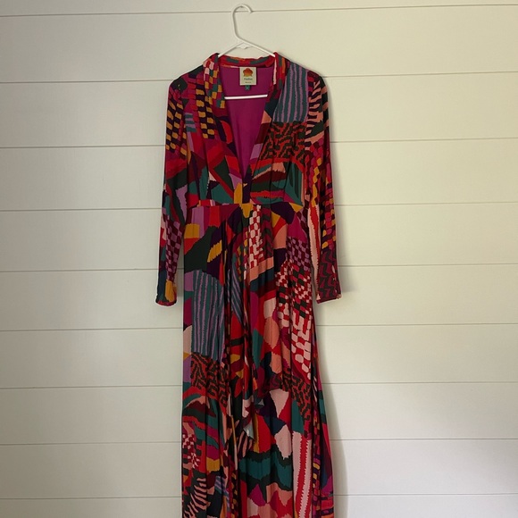 Farm Rio Red Abstract Maxi - Picture 3 of 6